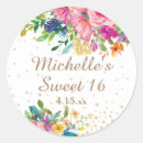 Search for glitter sweet 16 stickers Blue