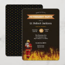 Search for fireman retirement invitations First responder