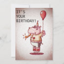 Search for hippo birthday cards Watercolor