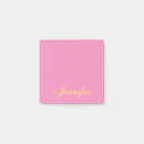 Search for pink post it notes Yellow