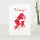 Search for poppies cards thinking of you
