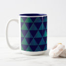 Search for blue geometric mugs Triangle