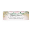 Search for geometric return address labels Floral
