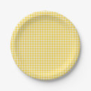 Search for yellow gingham plates Lemonade