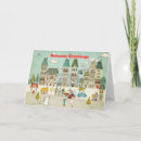 Search for village scene christmas cards Trees