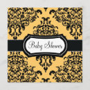 Search for canary yellow invitations Damask