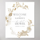 Search for flowers gold posters Bridal shower