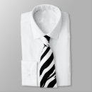 Search for black zebra stripe ties Pattern