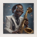 Search for jazz musician puzzles Saxophone