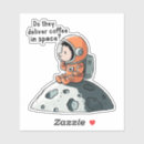 Search for man on the moon stickers Astronaut