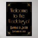 Search for 1920s party posters Black and gold