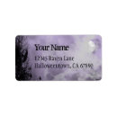 Search for grunged return address labels Purple