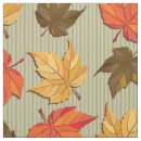 Search for fall leaf pattern fabric Colourful