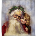 Search for kids christmas shower curtains Santa claus
