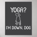 Search for funny yoga posters Dog