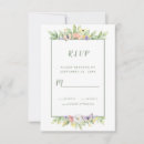 Search for butterflies rsvp cards Sage green