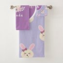 Search for bunny rabbit bath towels Purple