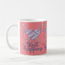 Search for knitting humor mugs Knit happens