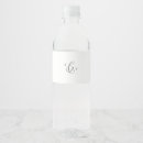 Search for black and white small wedding water bottle labels For her