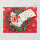 Search for 1950s santa postcards Retro