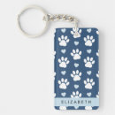 Search for heart paw key rings Pattern of paws