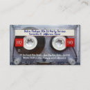 Search for cassette tape business cards Music