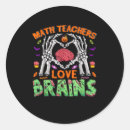 Search for zombie brains stickers Skull