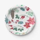 Search for rustic christmas plates Mistletoe