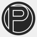 Search for letter p stickers Black