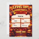 Search for level up party invitations Arcade