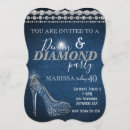 Search for denim and diamonds birthday invitations Jeans