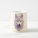 Search for white wolf mugs Elegant