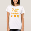 Search for funny song lyrics womens tshirts Cool