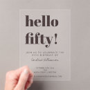 Search for clear invitations Trendy
