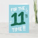 Search for funny 11th birthday cards Boy