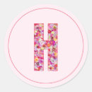 Search for monogram letter h stickers Elegant