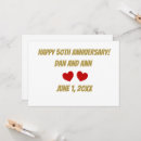 Search for happy 50th anniversary invitations Gold