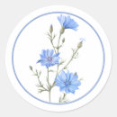 Search for periwinkle flower stickers Blue