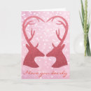 Search for deer valentines day cards Romance