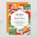 Search for bird of paradise bridal shower invitations Luau