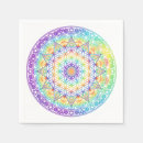 Search for mandala napkins Flower of life