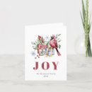 Search for cardinal bird christmas cards Watercolor