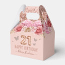 Search for 21st birthday favour boxes Glitter