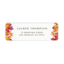 Search for falling leaves return address labels Autumn