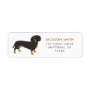 Search for dachshund lover return address labels Doxie