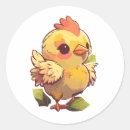 Search for funny cartoon chicken stickers Bird