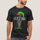 Search for christmas golf tshirts Elf