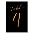 Search for rose gold table cards Calligraphy