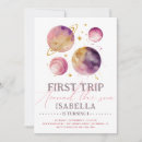 Search for space girl birthday invitations Pink
