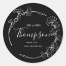 Search for wine bottle wedding stickers Botanical